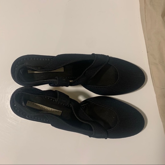 STELLA MCCARTNEY Black Slingback Pumps 36.5 - Picture 5 of 13